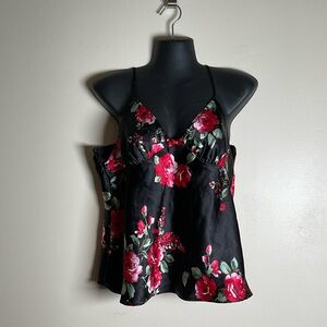 Front and back floral slip set